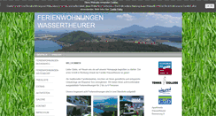Desktop Screenshot of fewo-wassertheurer.at
